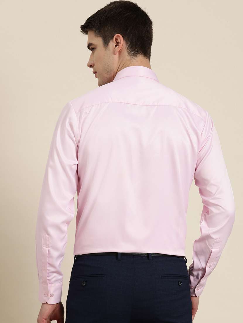 men solid collared long sleeve regular fit shirt - 22039189 -  Standard Image - 2