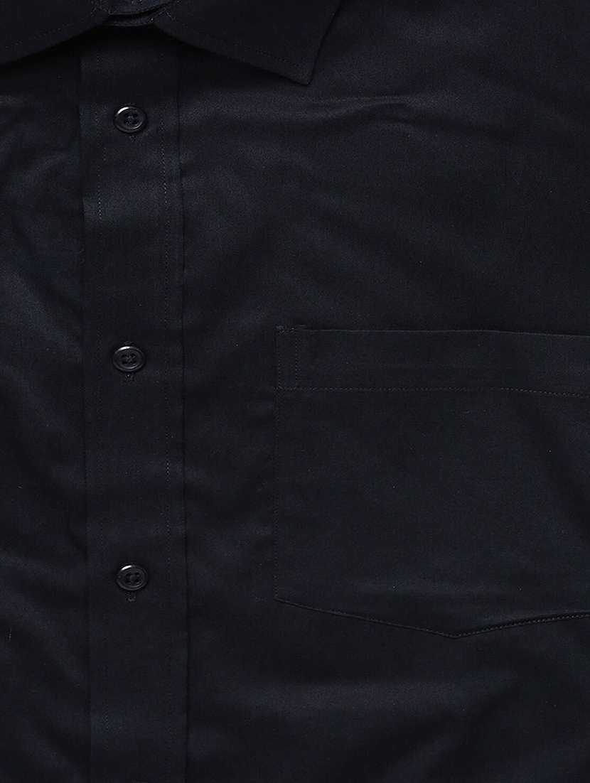 men solid collared long sleeve regular fit shirt - 22039256 -  Standard Image - 2