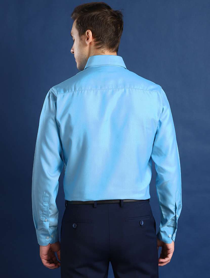 men solid collared long sleeve shirt - 22039311 -  Standard Image - 2
