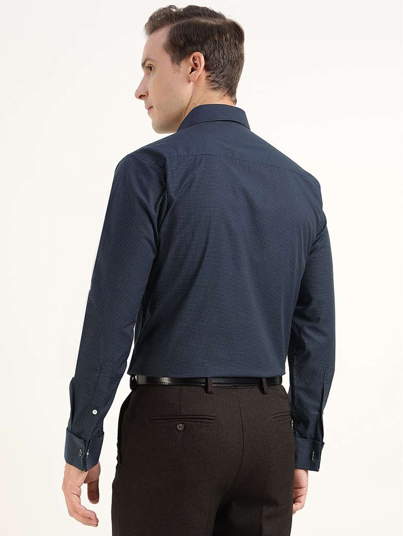 men solid collared long sleeve shirt - 22039361 -  Standard Image - 2
