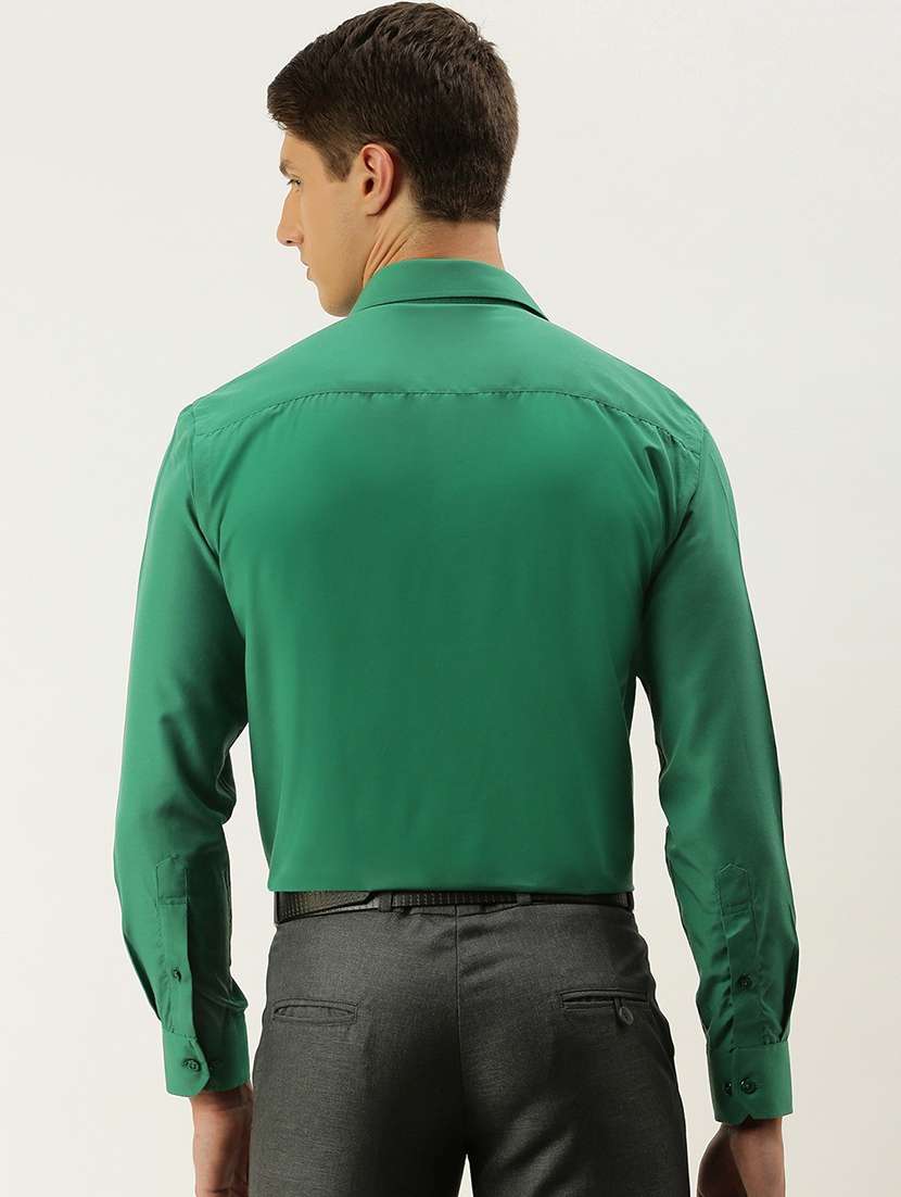 men solid collared long sleeve shirt - 22039367 -  Standard Image - 2