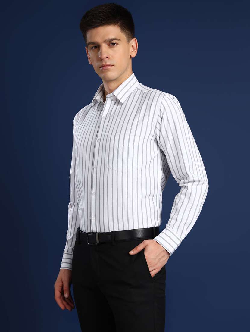 men striped long sleeve regular fit t-shirt - 22039419 -  Standard Image - 2