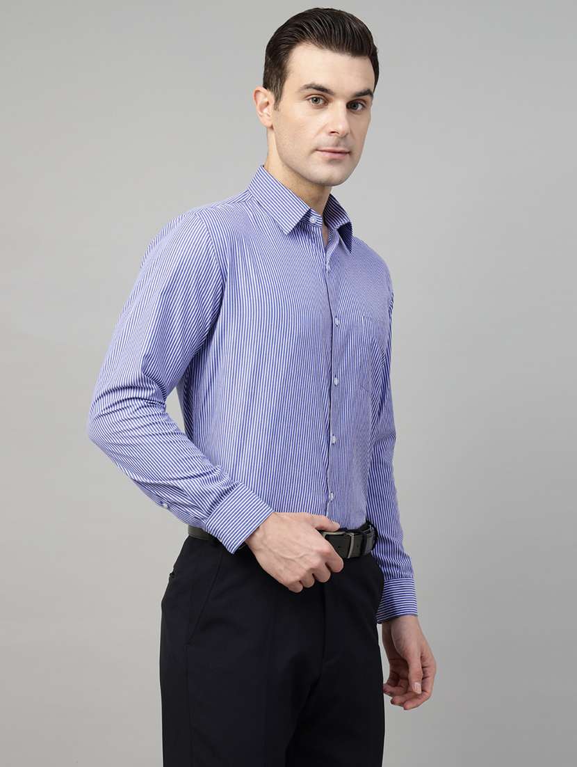 men striped long sleeve regular fit t-shirt - 22039423 -  Standard Image - 2