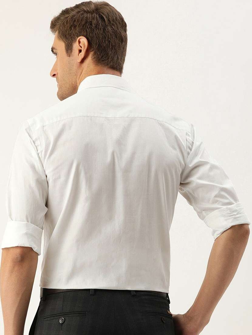 men solid collared long sleeve shirt - 22039426 -  Standard Image - 2