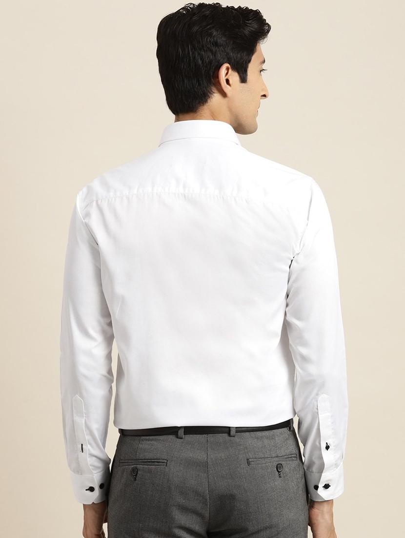 men solid collared long sleeve shirt - 22039436 - Standard Image - 2