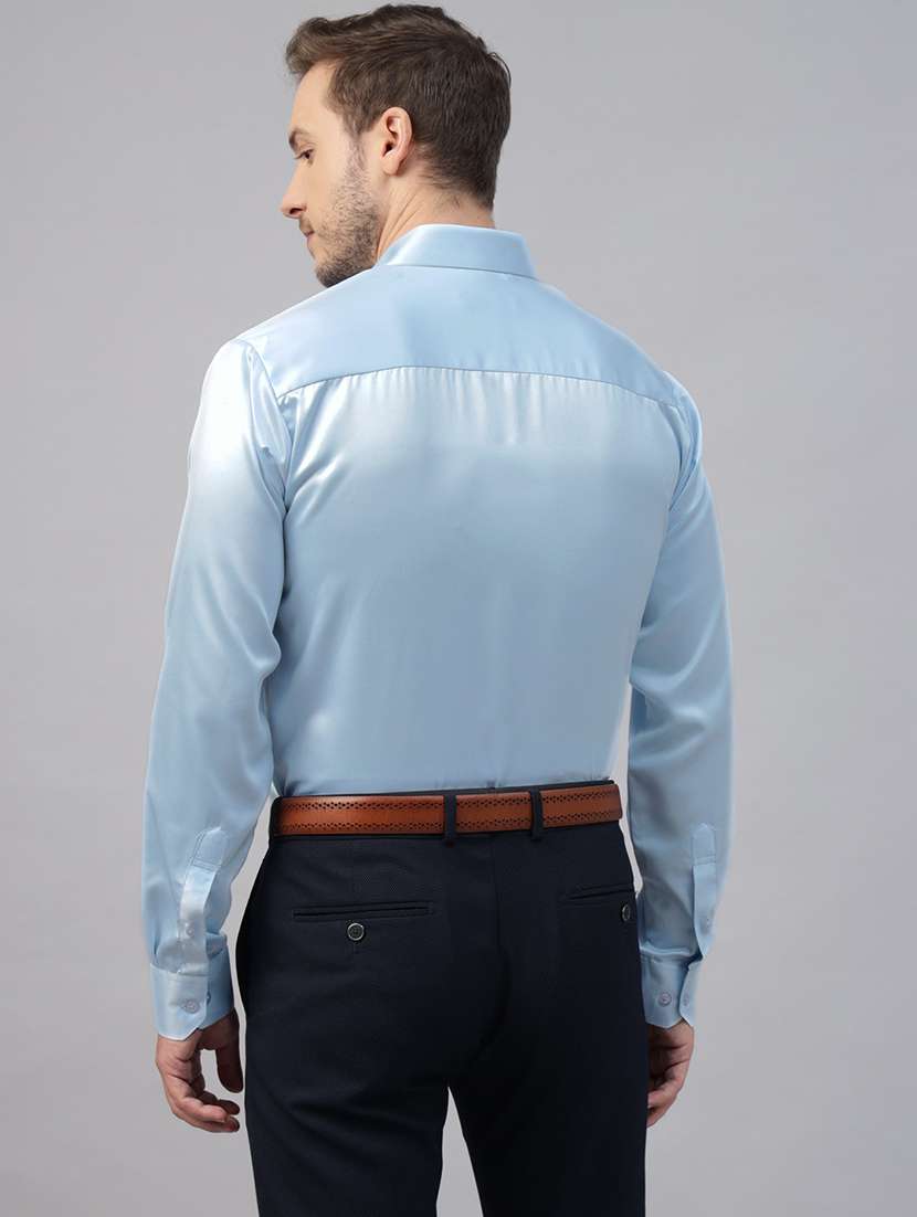 men solid collared long sleeve shirt - 22039441 -  Standard Image - 2