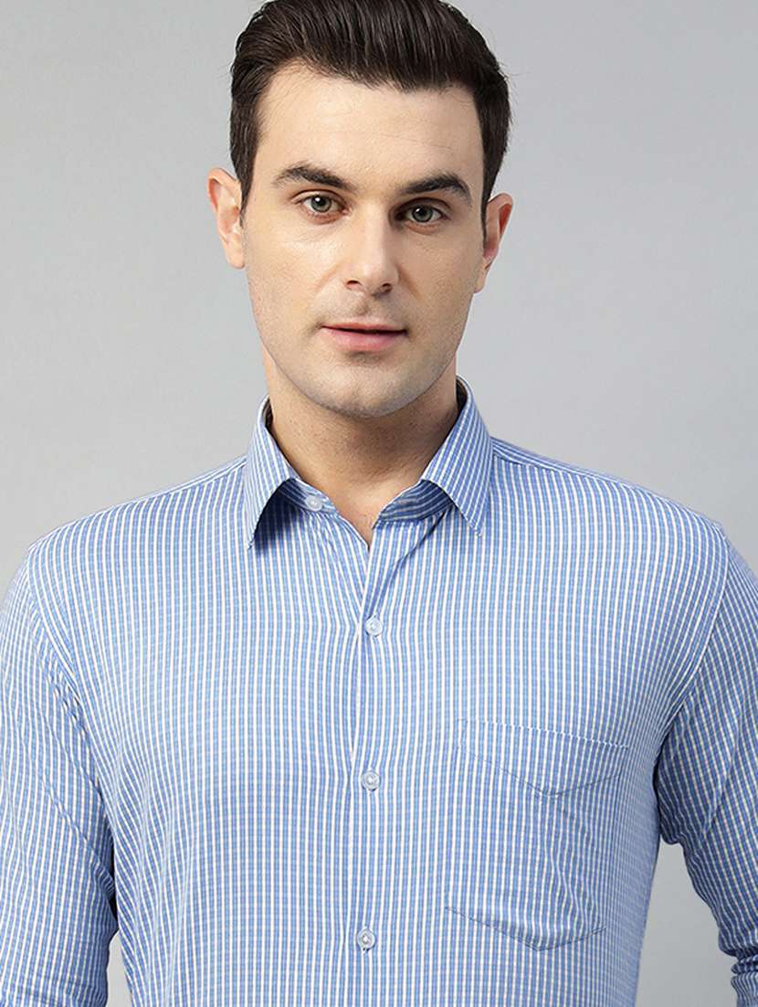 men checkered collared long sleeve shirt - 22039595 -  Standard Image - 2