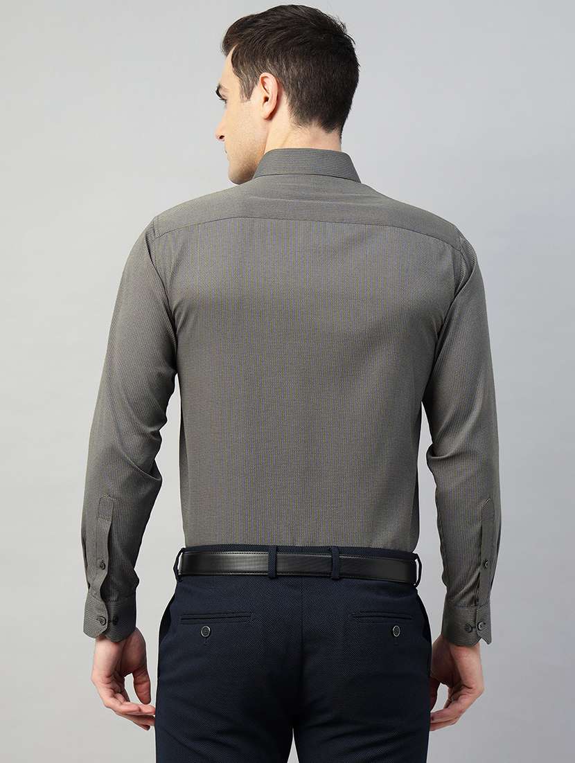 men solid collared long sleeve shirt - 22039601 -  Standard Image - 2