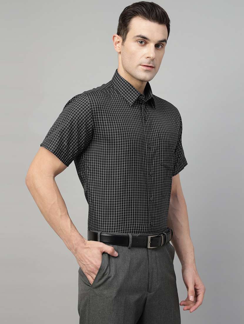 men collared short sleeve regular fit shirt - 22039620 -  Standard Image - 2