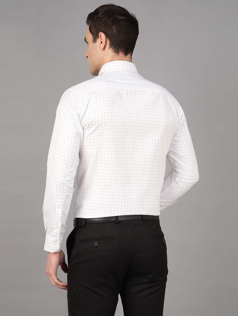 men checkered collared long sleeve shirt - 22039628 -  Standard Image - 2