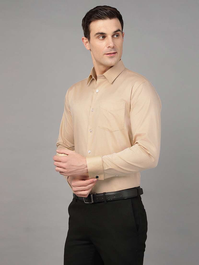 men collared long sleeve regular fit shirt - 22039637 -  Standard Image - 2