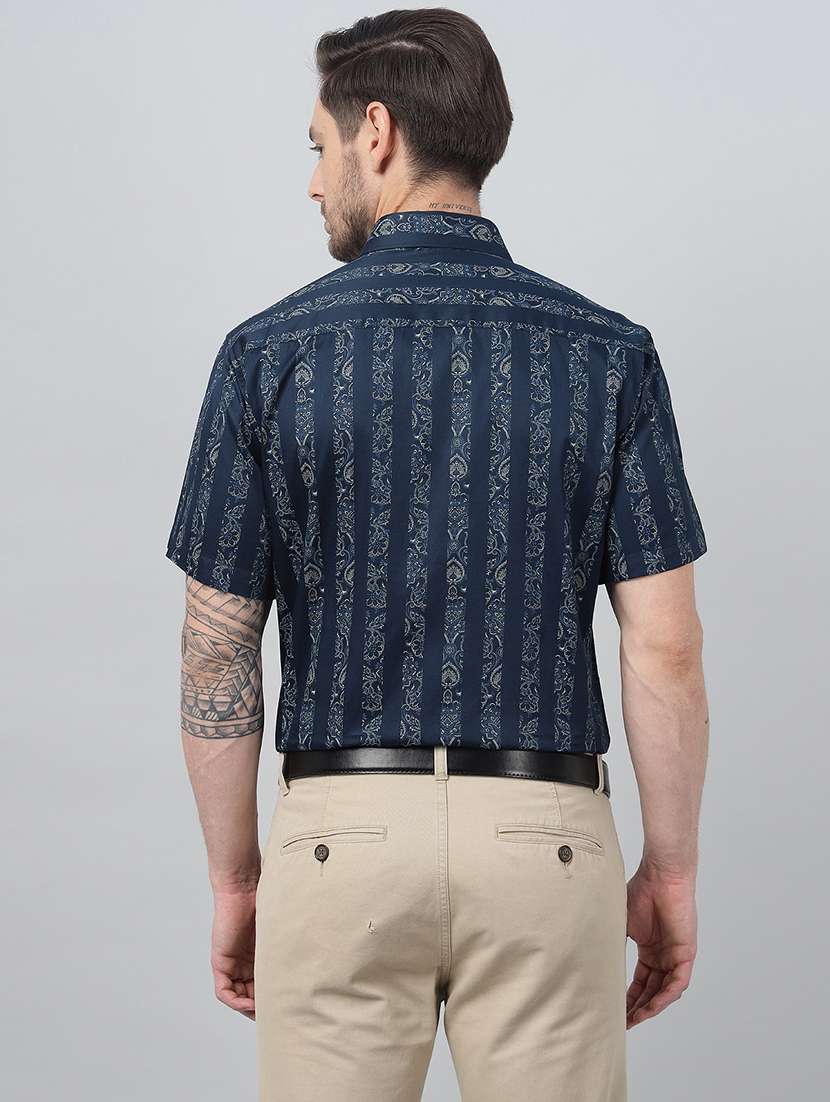 men collared short sleeve regular fit shirt - 22039646 -  Standard Image - 2