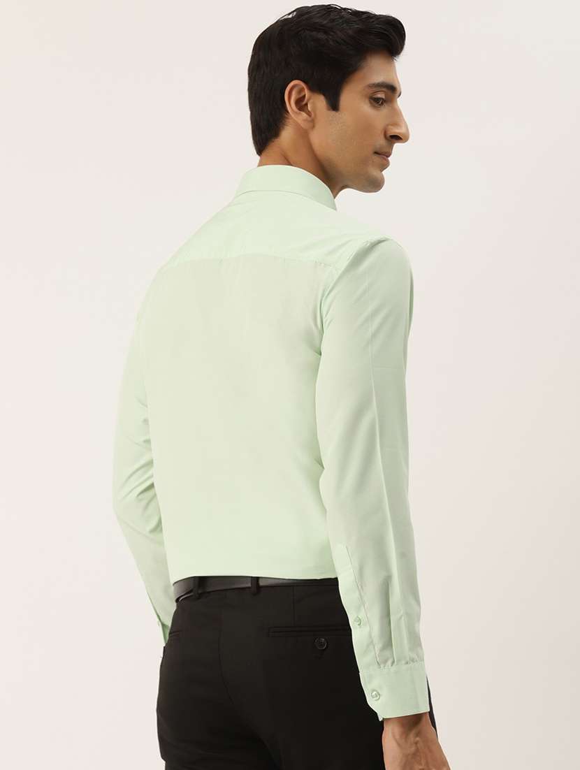 men solid collared long sleeve shirt - 22039679 -  Standard Image - 2