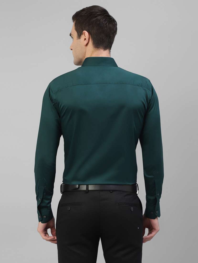 men solid collared long sleeve shirt - 22039702 -  Standard Image - 2