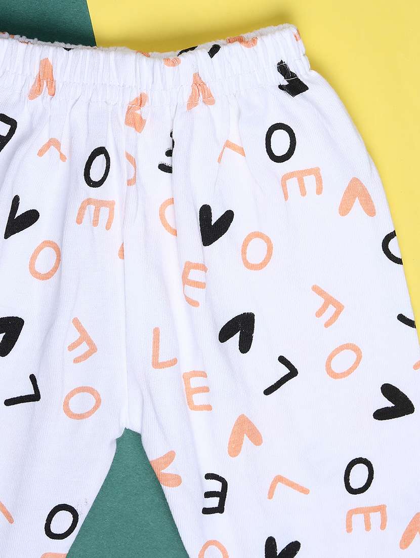 girls printed round neck full length set - 22040322 -  Standard Image - 2