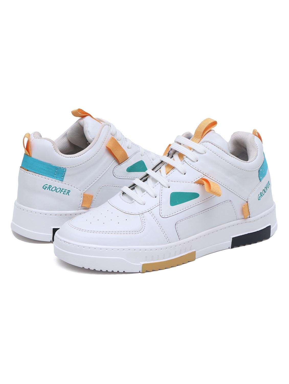 men white lace up sneaker