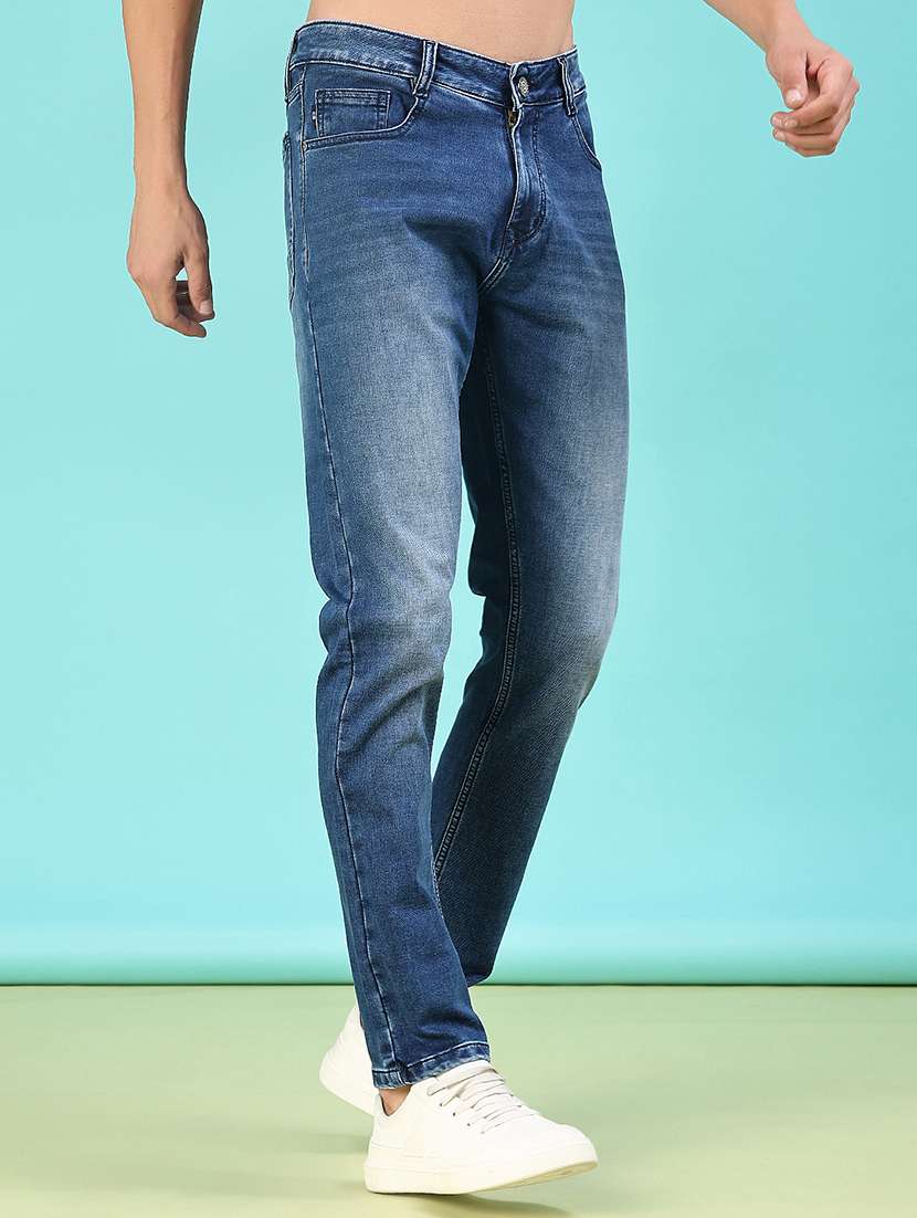 men washed mid rise full length jeans - 22040964 -  Standard Image - 2