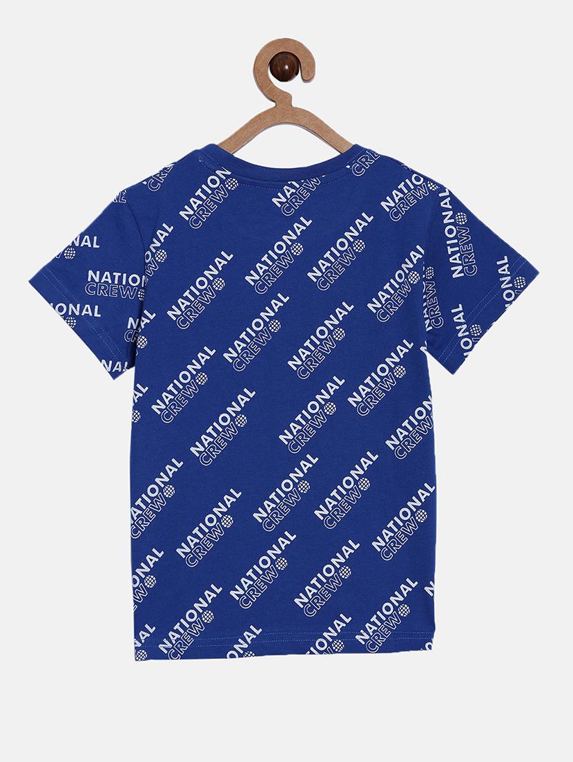 boys printed t-shirt and shorts co-ord set - 22041035 - Standard Image - 2
