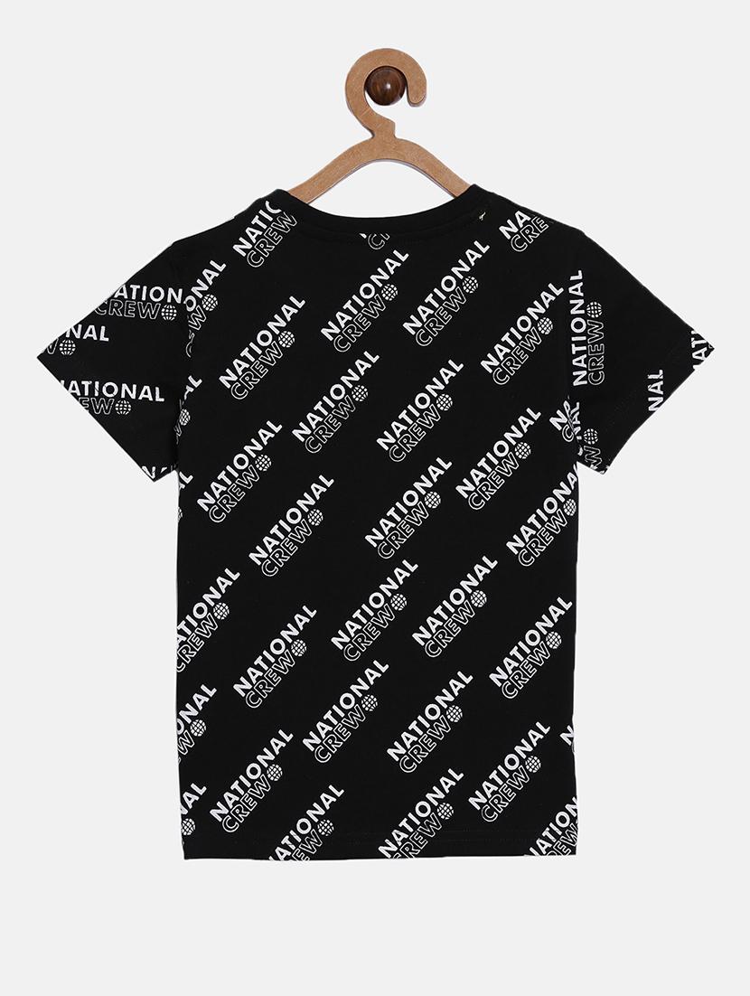 boys printed t-shirt and shorts co-ord set - 22041036 - Standard Image - 2