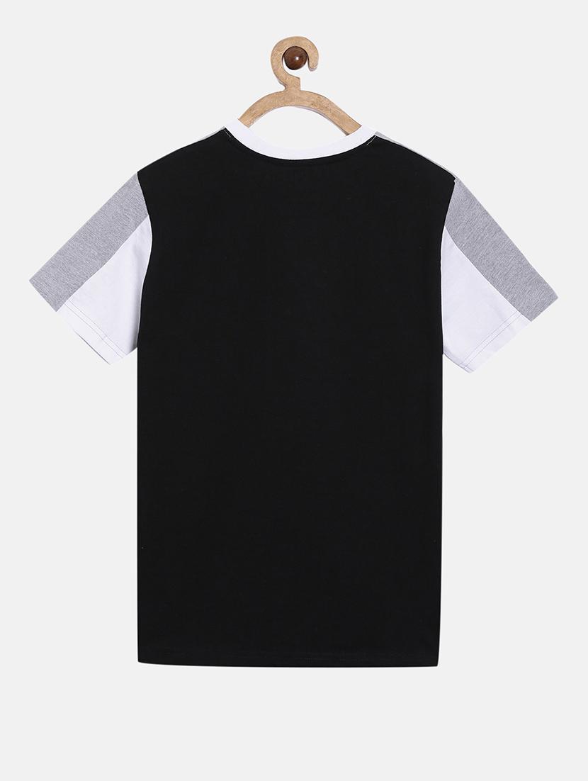 boys color blocked t-shirt and shorts co-ord set - 22041038 - Standard Image - 2