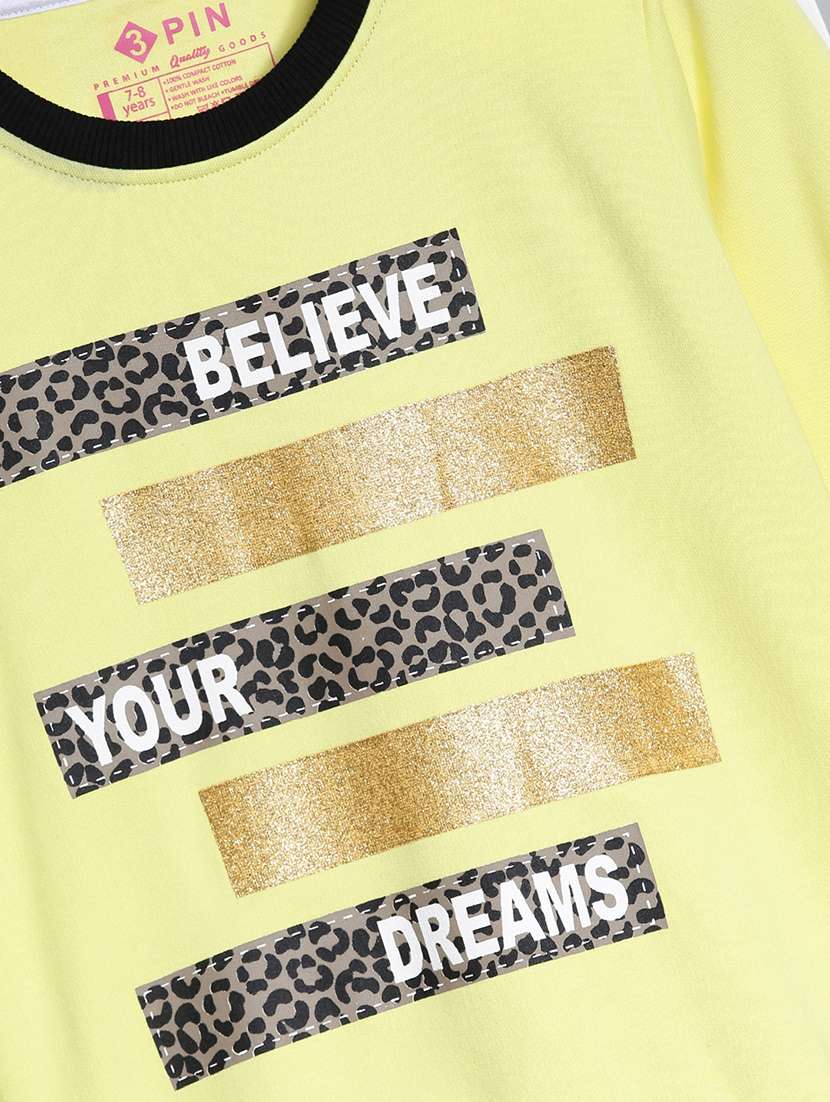 girls printed long sleeve regular fit sweatshirt - 22041050 - Standard Image - 2