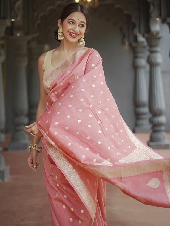 women self design banarasi saree with blouse - 22041102 - Standard Image - 2