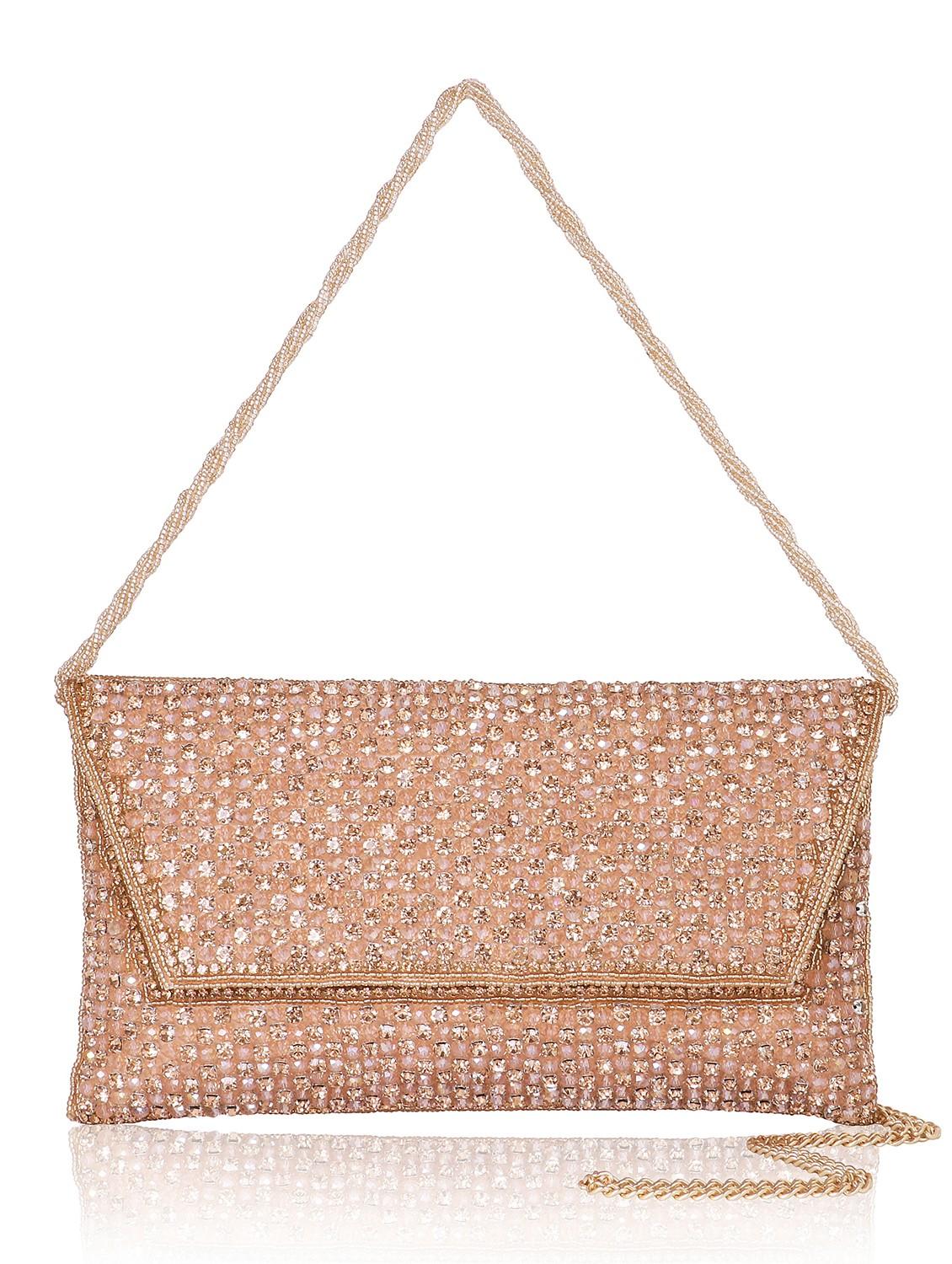 envelope clutch with zari work  - 22041130 -  Zoom Image - 0