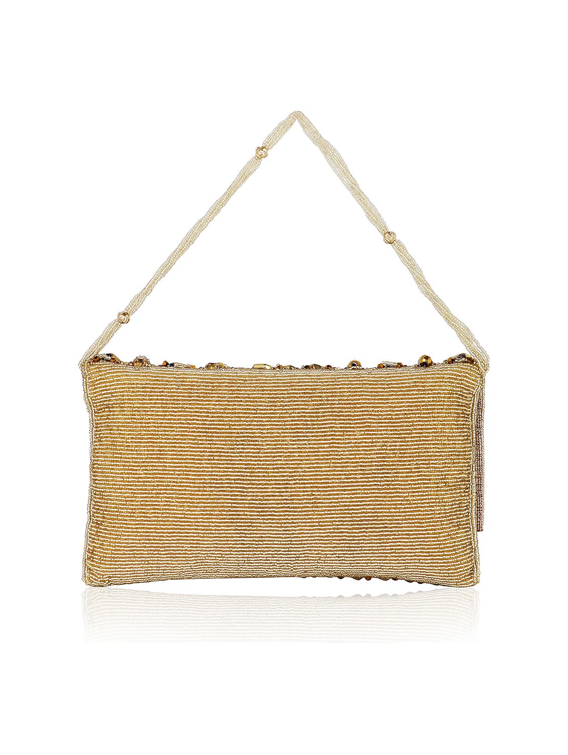 women embellished clutch with flap - 22041131 - Standard Image - 2