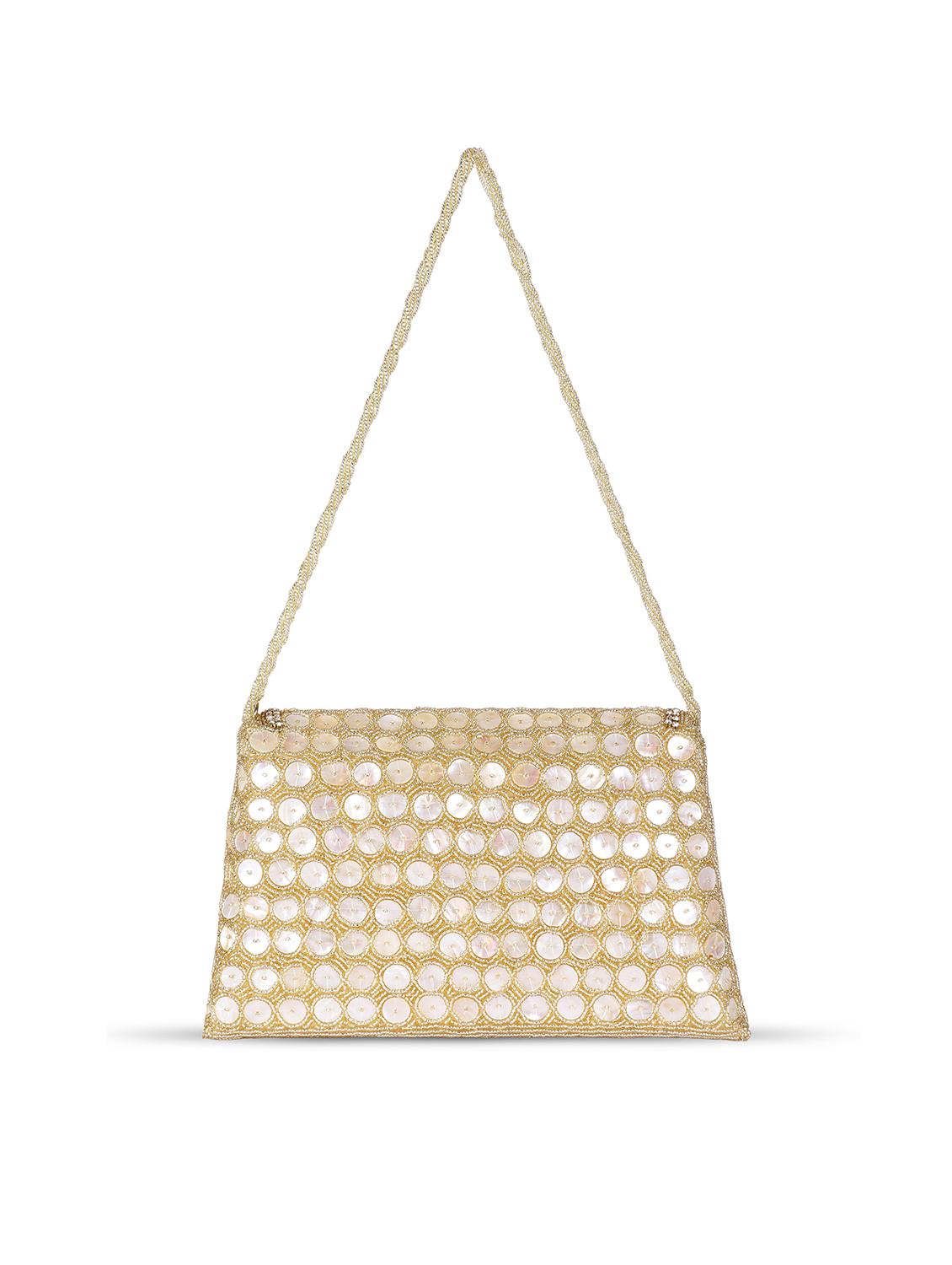 women embellished clutch with flap - 22041135 - Standard Image - 2
