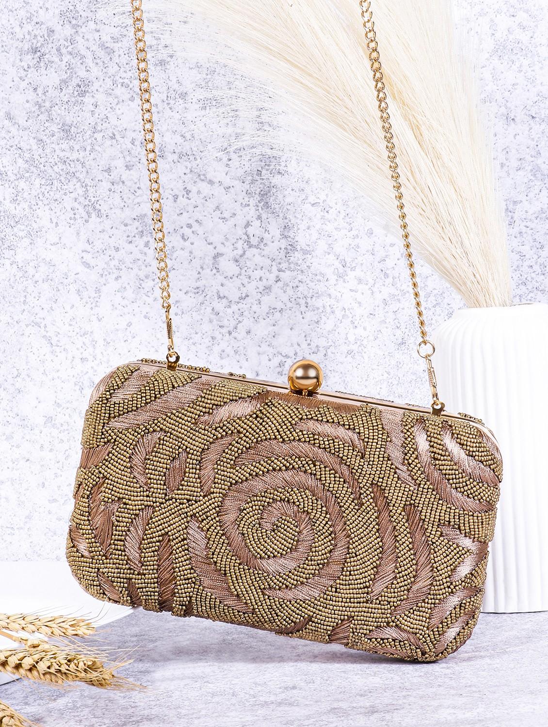 women embellished clutch with flap - 22041136 -  Zoom Image - 0