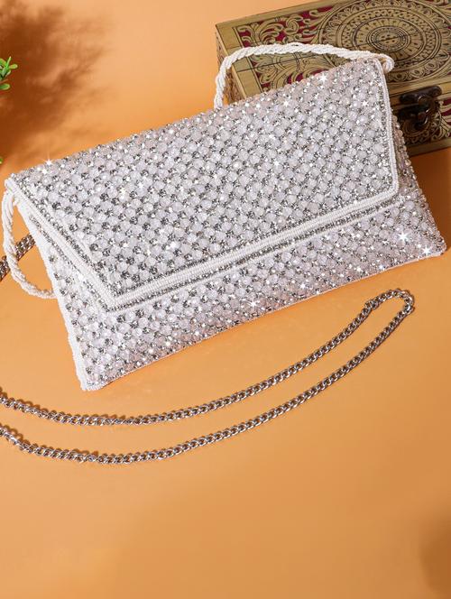 women embellished clutch - 22041138 - Standard Image - 0