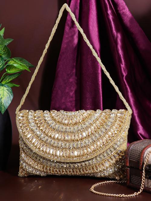women embellished clutch - 22041142 - Standard Image - 0