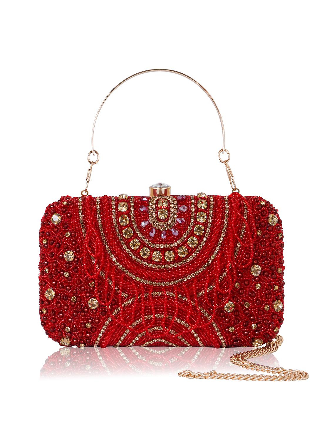 women embellished clutch - 22041150 - Standard Image - 2