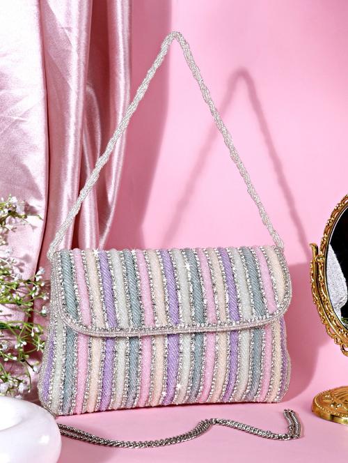 women embellished clutch - 22041161 - Standard Image - 0