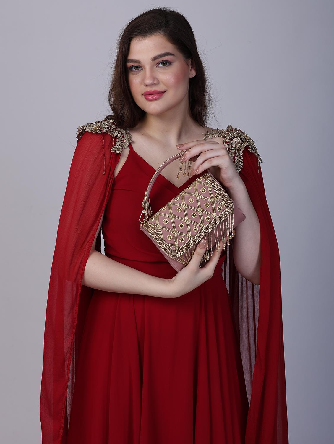 women embellished clutche - 22041193 - Standard Image - 2