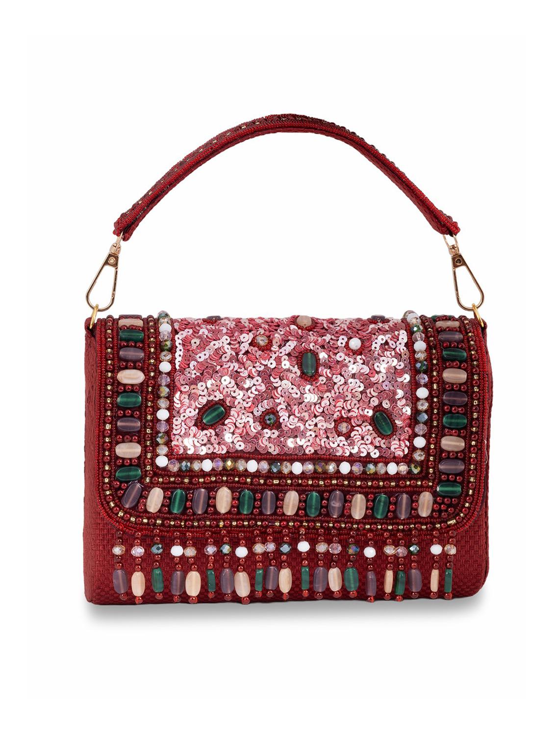 women embellished clutche - 22041194 - Standard Image - 2