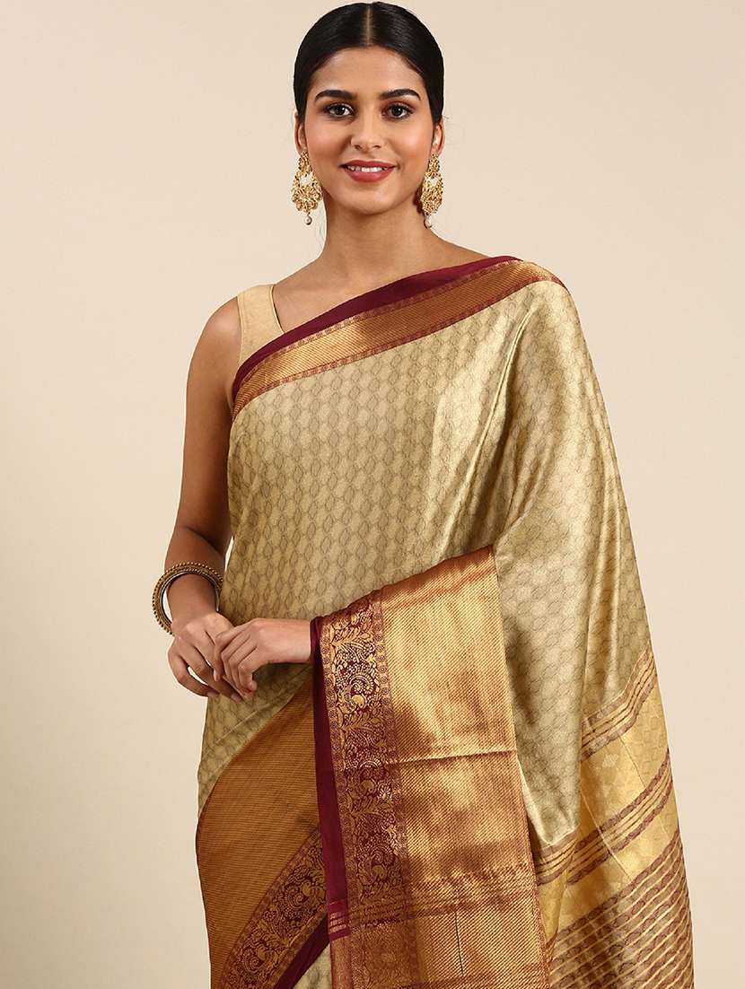 women self design kanjivaram saree with blouse - 22041512 - Standard Image - 2