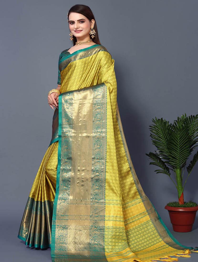 women self design bordered saree with blouse - 22041522 - Standard Image - 2