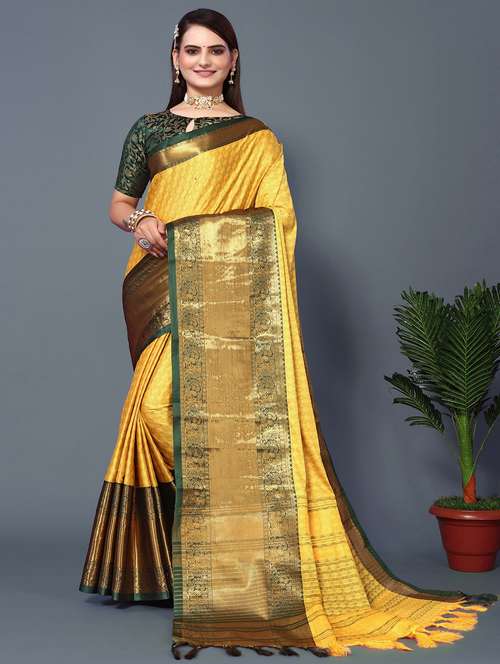 women self design bordered saree with blouse - 22041528 -  Standard Image - 0