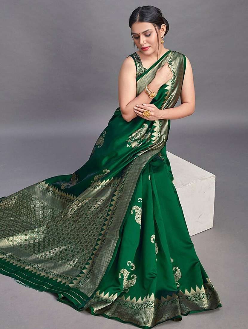 women self design banarasi saree with blouse - 22041664 - Standard Image - 2
