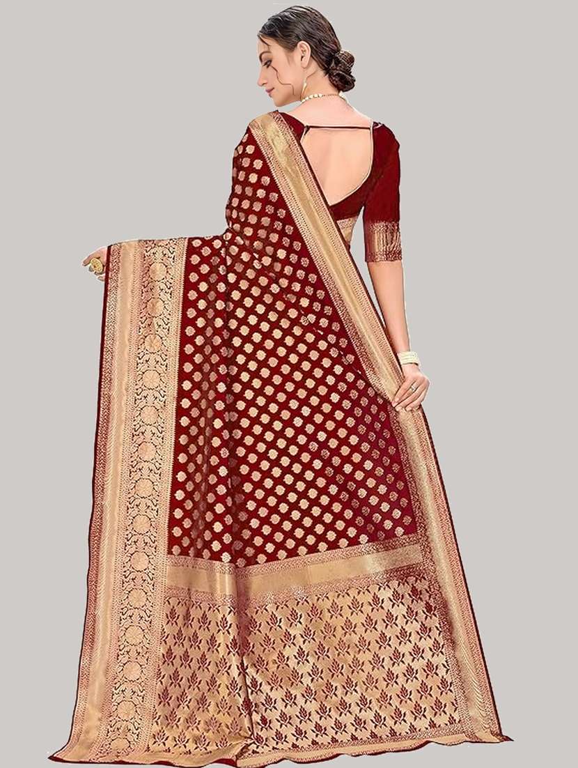 women self design banarasi saree with blouse - 22041685 -  Standard Image - 2
