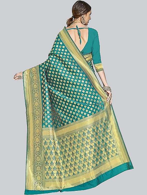 women self design banarasi saree with blouse - 22041687 -  Standard Image - 2