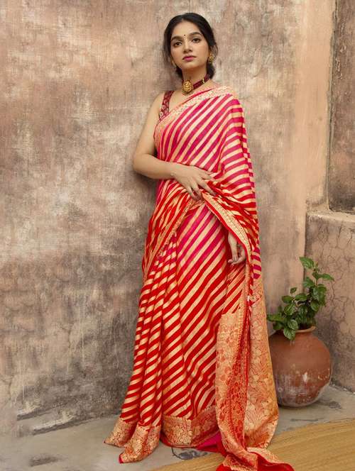 women self design banarasi saree with blouse - 22041698 -  Standard Image - 0