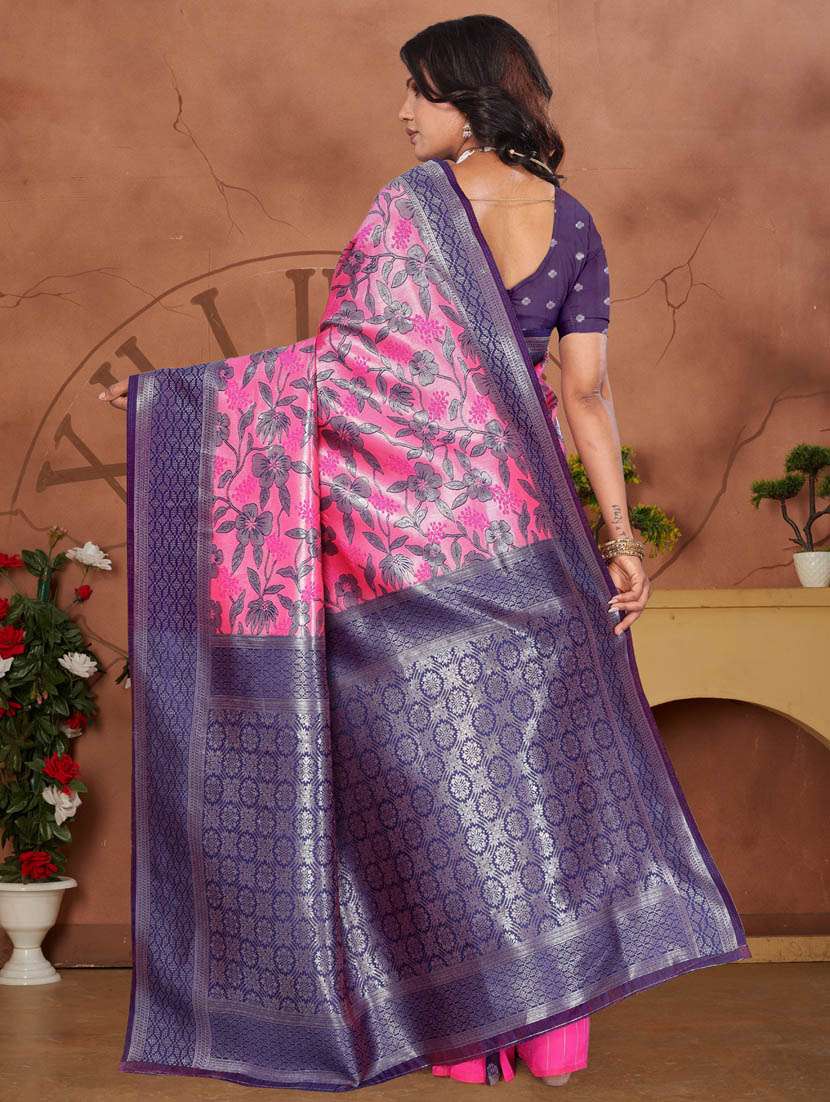 women self design banarasi saree with blouse - 22041731 - Standard Image - 2