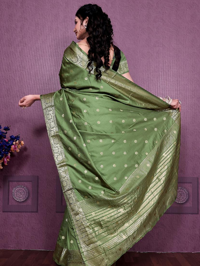 women self design banarasi saree with blouse - 22041825 - Standard Image - 2