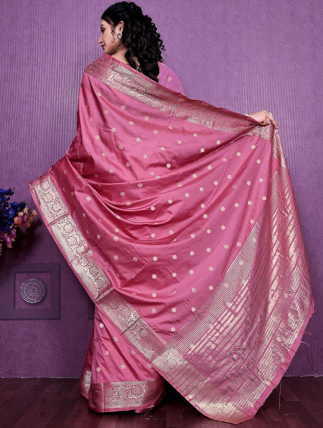 women self design banarasi saree with blouse - 22041826 - Standard Image - 2