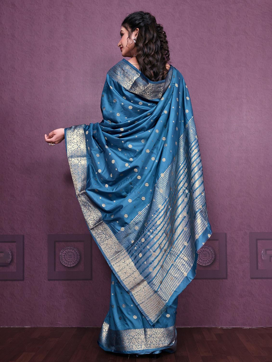women self design banarasi saree with blouse - 22041832 - Standard Image - 2