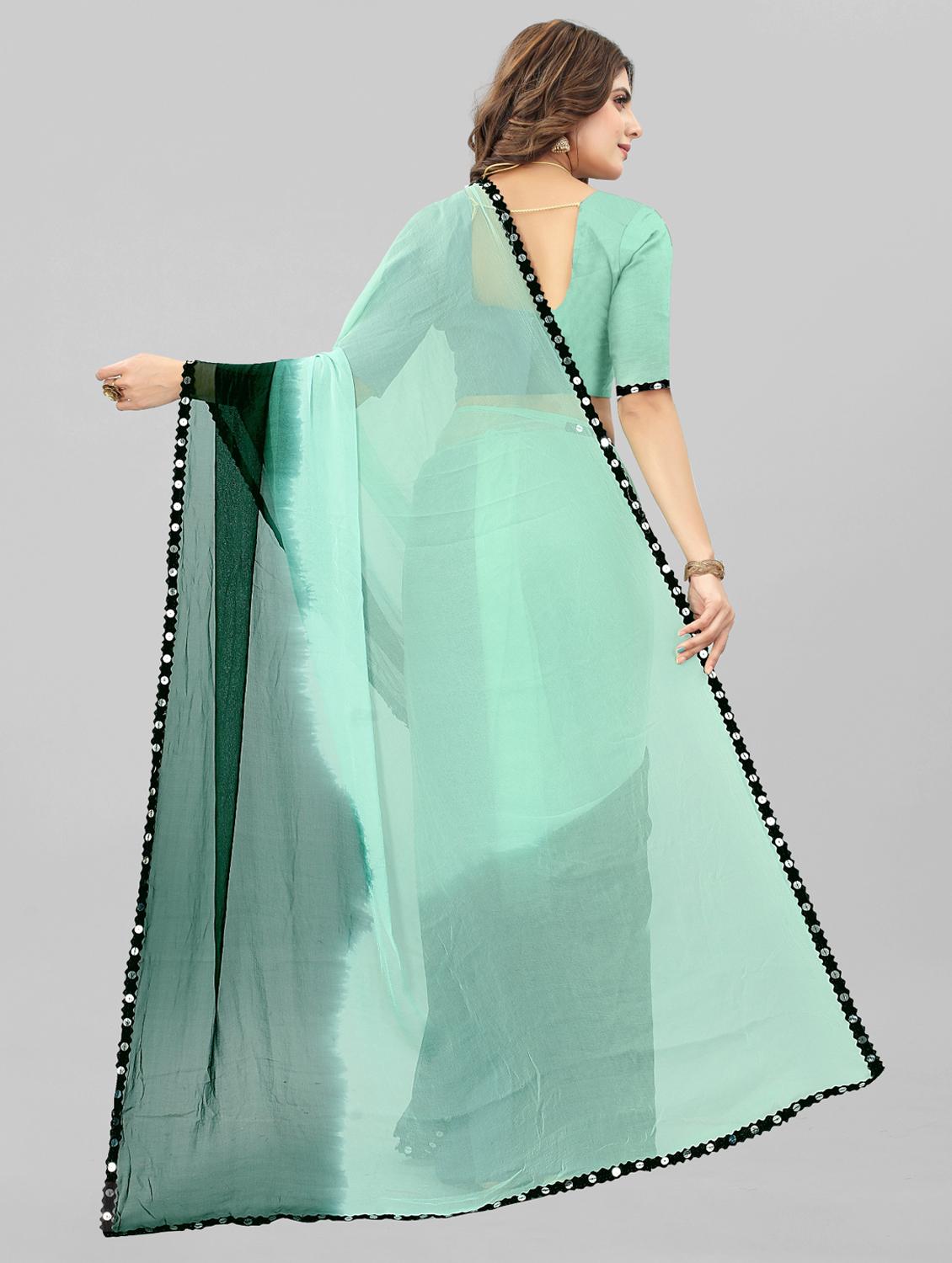 women ombre printed saree with blouse - 22041927 - Standard Image - 2