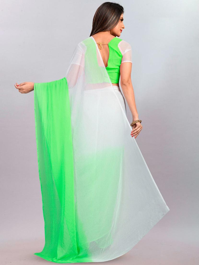 women ombre printed saree with blouse - 22041933 - Standard Image - 2