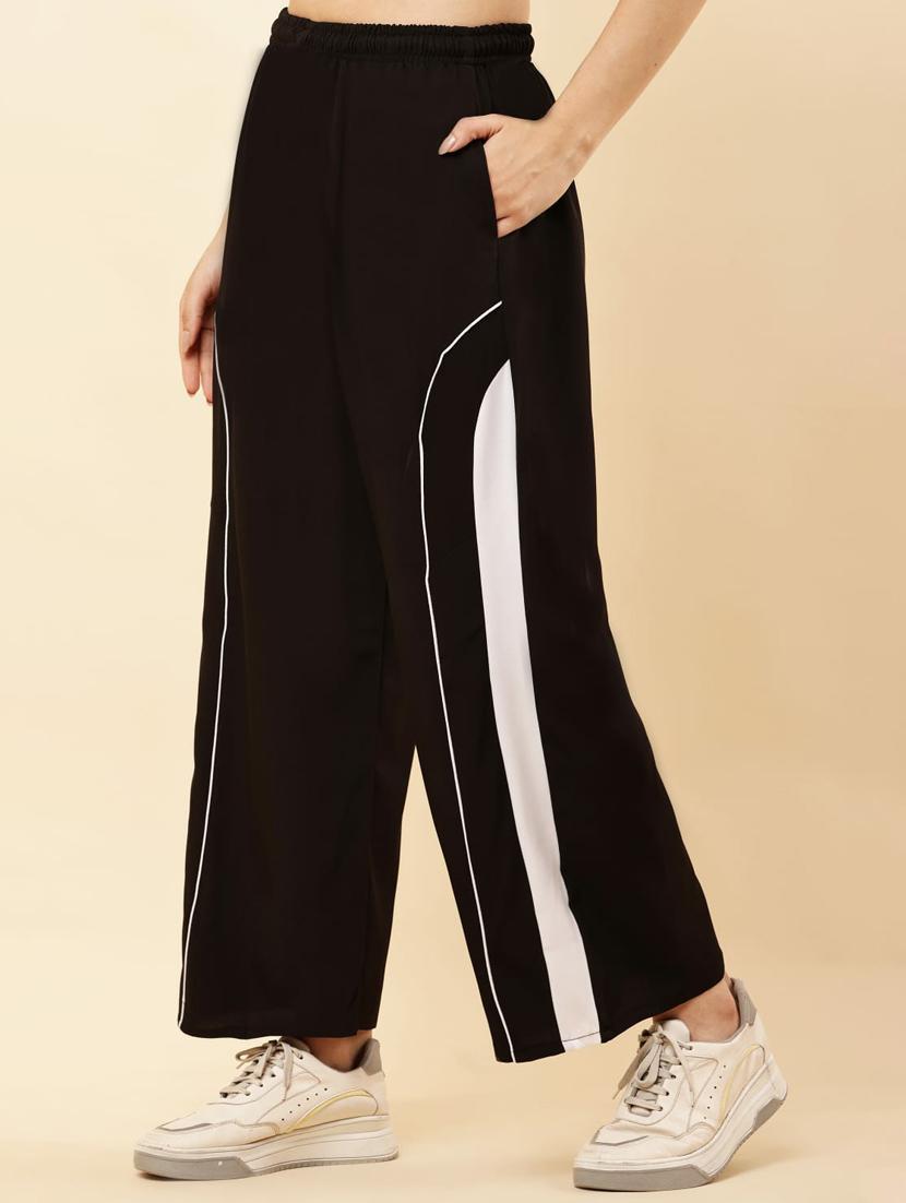 women tapered mid rise relaxed fit track pant - 22041973 - Standard Image - 2